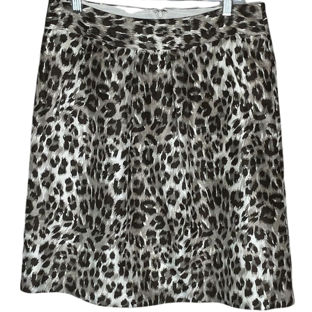 Banana Republic Animal Print Skirt‎